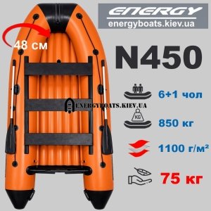 Лодка с надувным дном Energy N450 НДНД STANDART